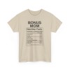 Bonus Mom Nutrition Facts Tee -  Step Parent Gift - Image 7