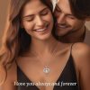 Show Your Love with ANDSO's Stunning Moissanite Heart Pendant Necklace - Perfect Anniversary Gift for Wife, Mom, or Her! - Image 2