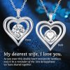 Show Your Love with ANDSO's Stunning Moissanite Heart Pendant Necklace - Perfect Anniversary Gift for Wife, Mom, or Her! - Image 4