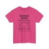 Bonus Mom Nutrition Facts Tee -  Step Parent Gift - Image 47
