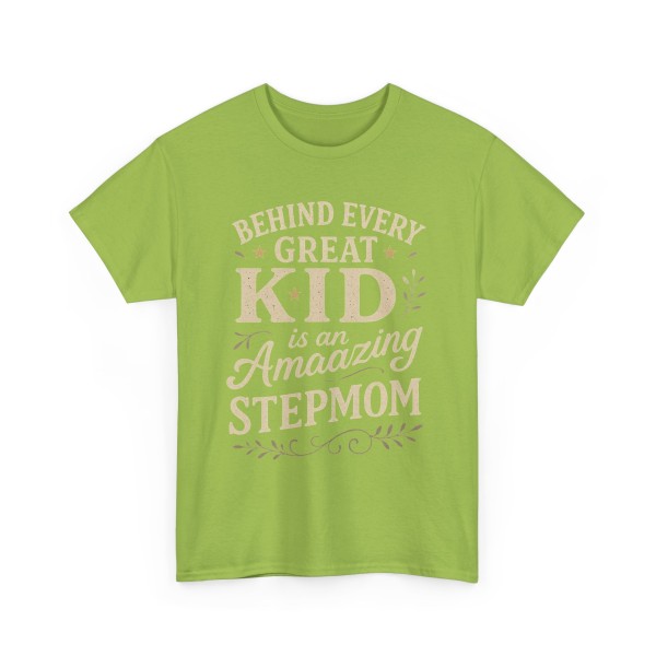Stepparent T-Shirt | Behind Every Great Kid is an Amazing Stepmom Gift - Image 23
