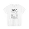Bonus Mom Nutrition Facts Tee -  Step Parent Gift - Image 3